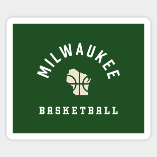 Milwaukee Wisconsin Basketball Magnet
